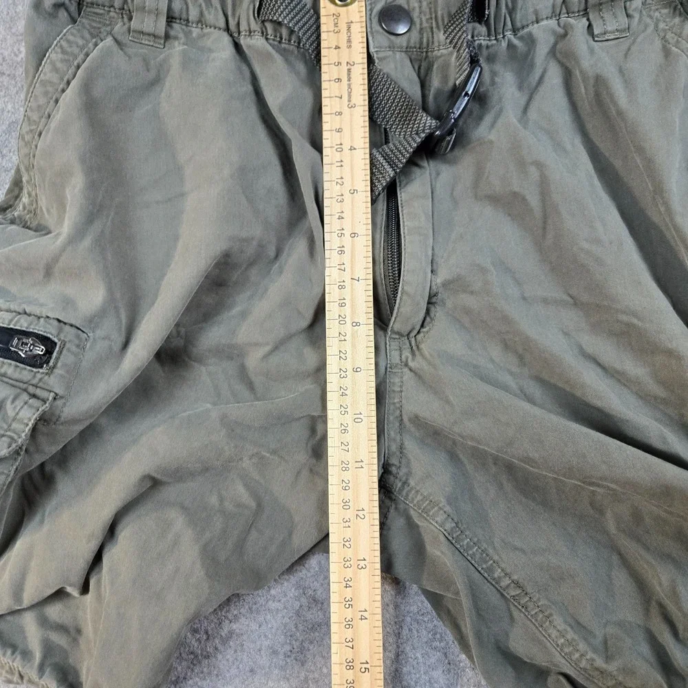 BC Clothing Cargo Shorts Mens XL Olive Green Hiking Utility Gorpcore Outdoor